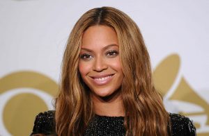 LOS ANGELES, CA - FEBRUARY 08: Beyonce poses in the press room at the 57th GRAMMY Awards at Staples Center on February 8, 2015 in Los Angeles, California. (Photo by Jason LaVeris/FilmMagic)